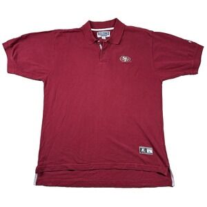 Vintage Starter 49ers Shirt Mens L Golf Polo Pro Line NFL Football San Francisco